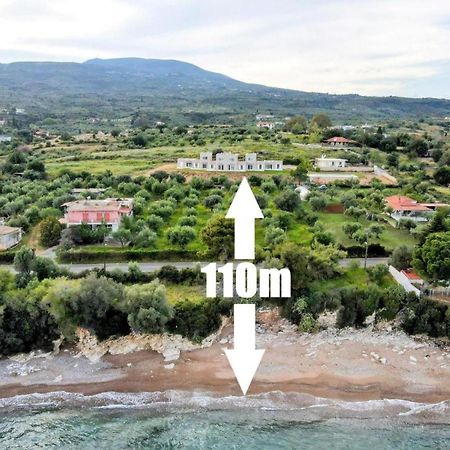 Stone Bay Houses In Messinia Kalamaki Beach Area Chrani Ngoại thất bức ảnh
