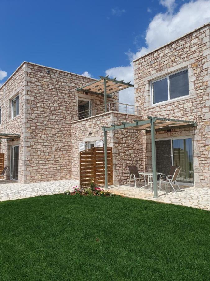 Stone Bay Houses In Messinia Kalamaki Beach Area Chrani Ngoại thất bức ảnh