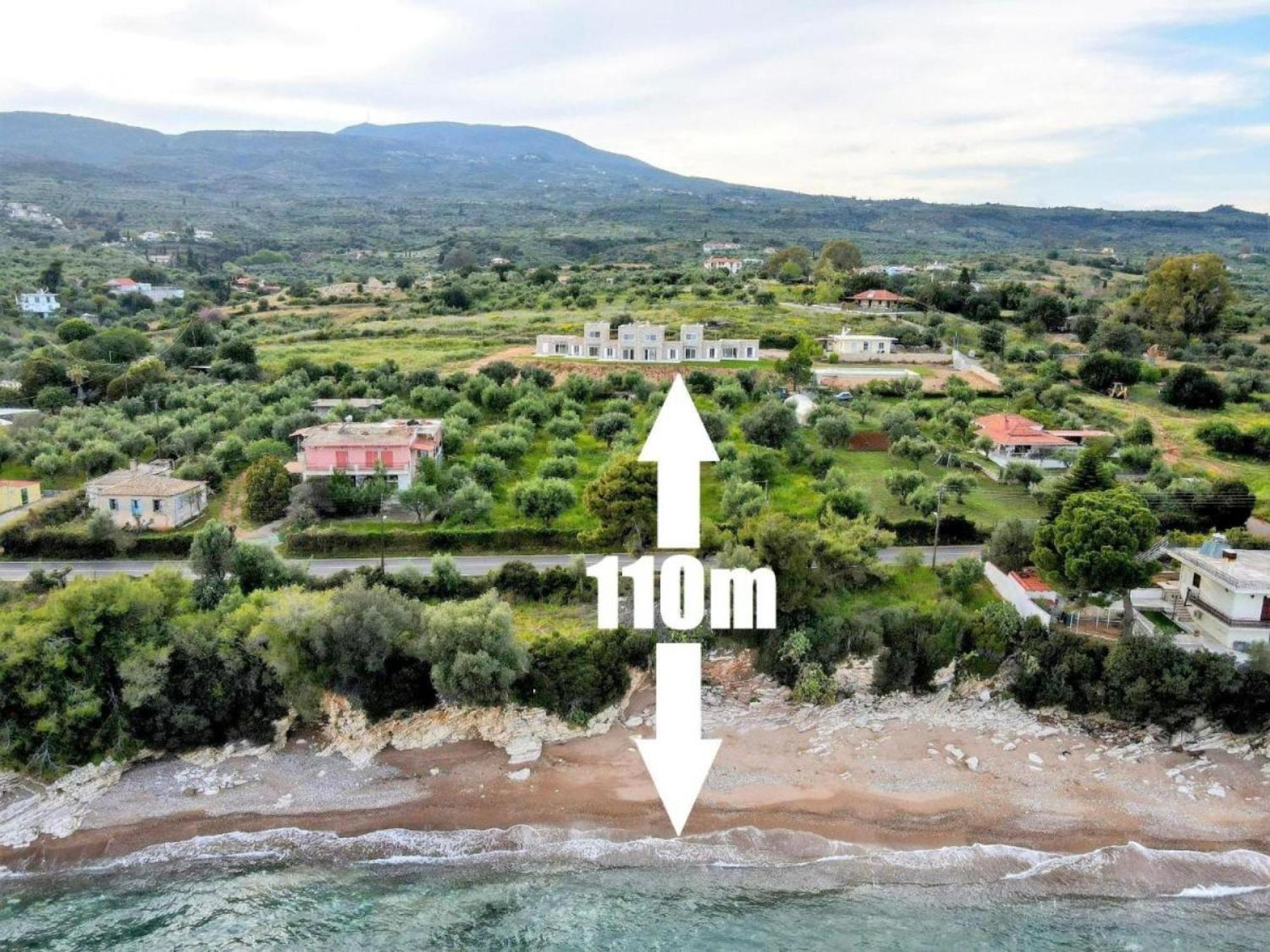 Stone Bay Houses In Messinia Kalamaki Beach Area Chrani Ngoại thất bức ảnh